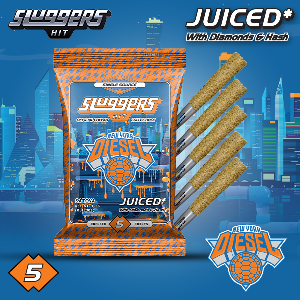 NYC DIESEL DIAMOND & HASH INFUSED PREROLL - 5 PACK