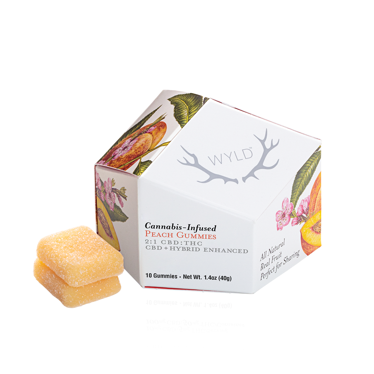 Wyld — PEACH 2:1 CBD GUMMIES - 10 PACK