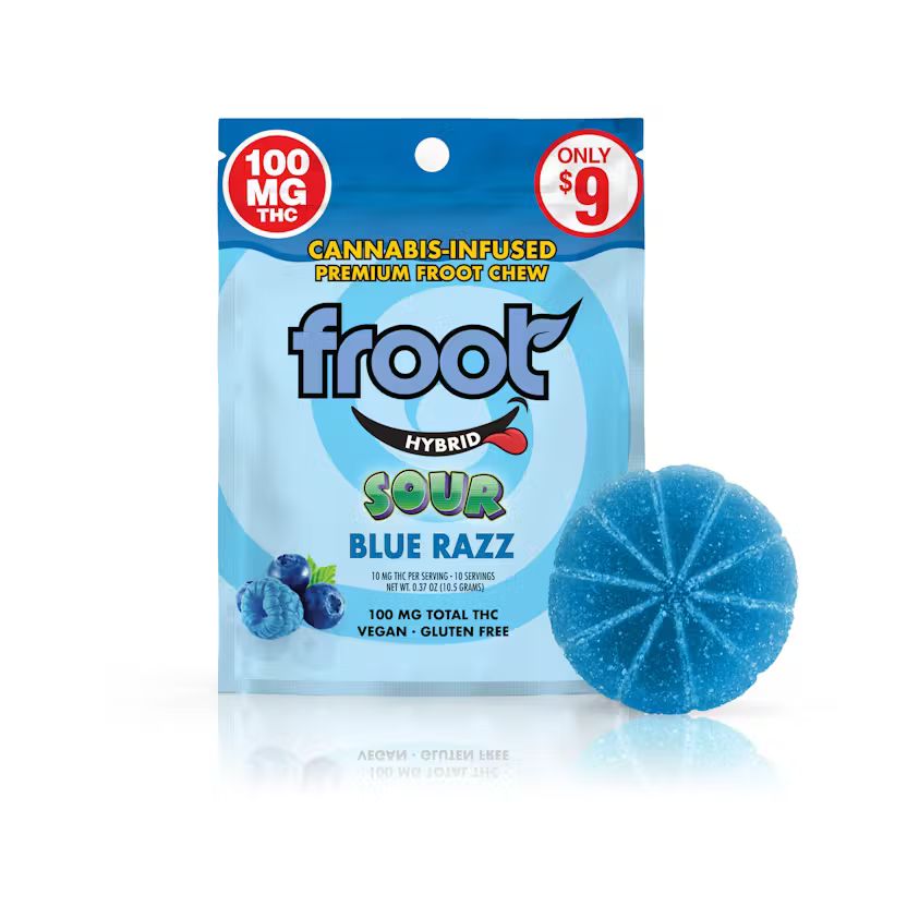 Froot — HOF - SOUR BLUE RAZZ GUMMY - SINGLE