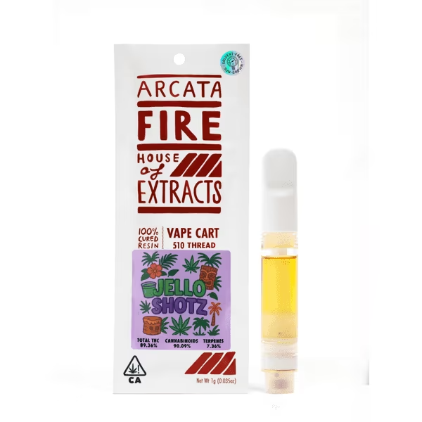 Arcata Fire — JELLO SHOTZ CURED RESIN CARTRIDGE - GRAM