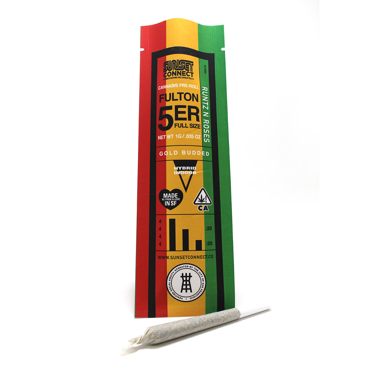 Sunset Connect — RUNTZ N ROSES FULTON 5ER PREROLL - SINGLE