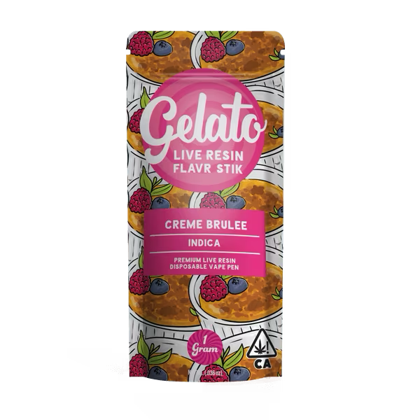 Gelato — CREME BRULEE LIVE RESIN ALL-IN-ONE - GRAM