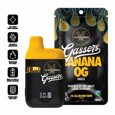 Claybourne Co. — BANANA OG GASSERS ALL-IN-ONE - GRAM