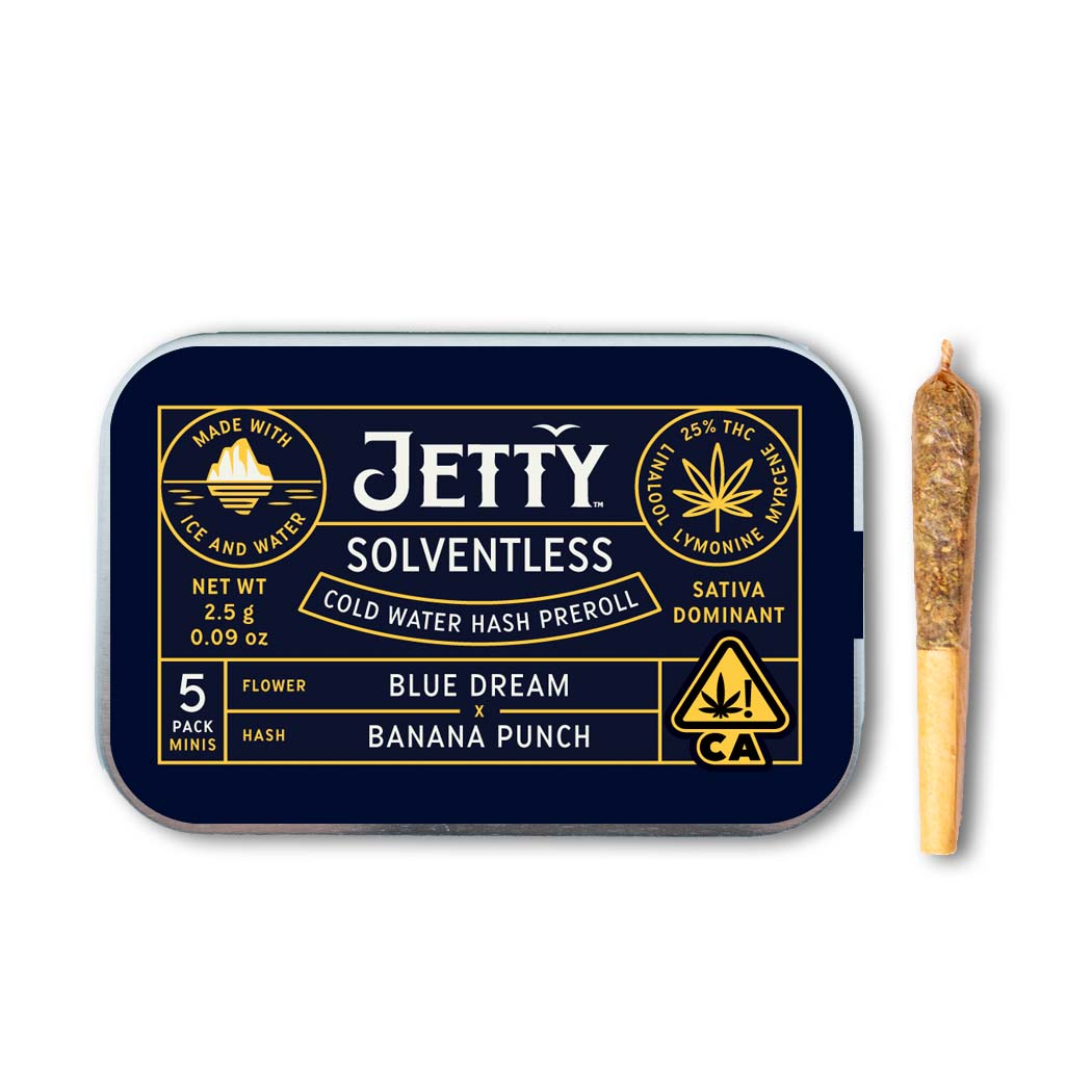 BLUE DREAM SOLVENTLESS INFUSED PREROLL - 5 PACK