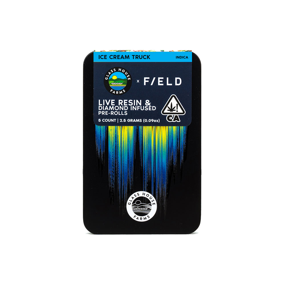 ICE CREAM TRUCK LIVE RESIN & DIAMOND INFUSED PREROLL - 5 PACK