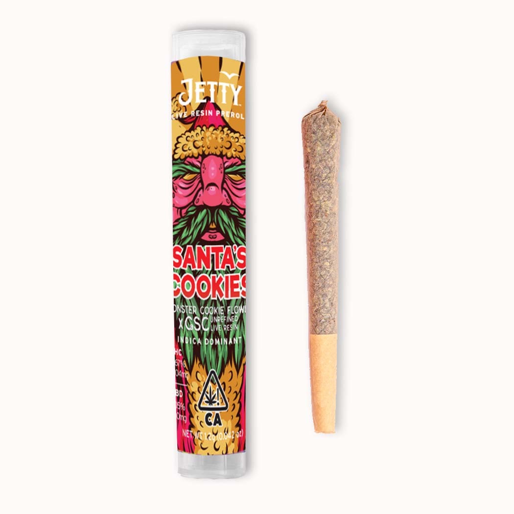 SANTA'S COOKIES LIVE RESIN INFUSED PREROLL - SINGLE