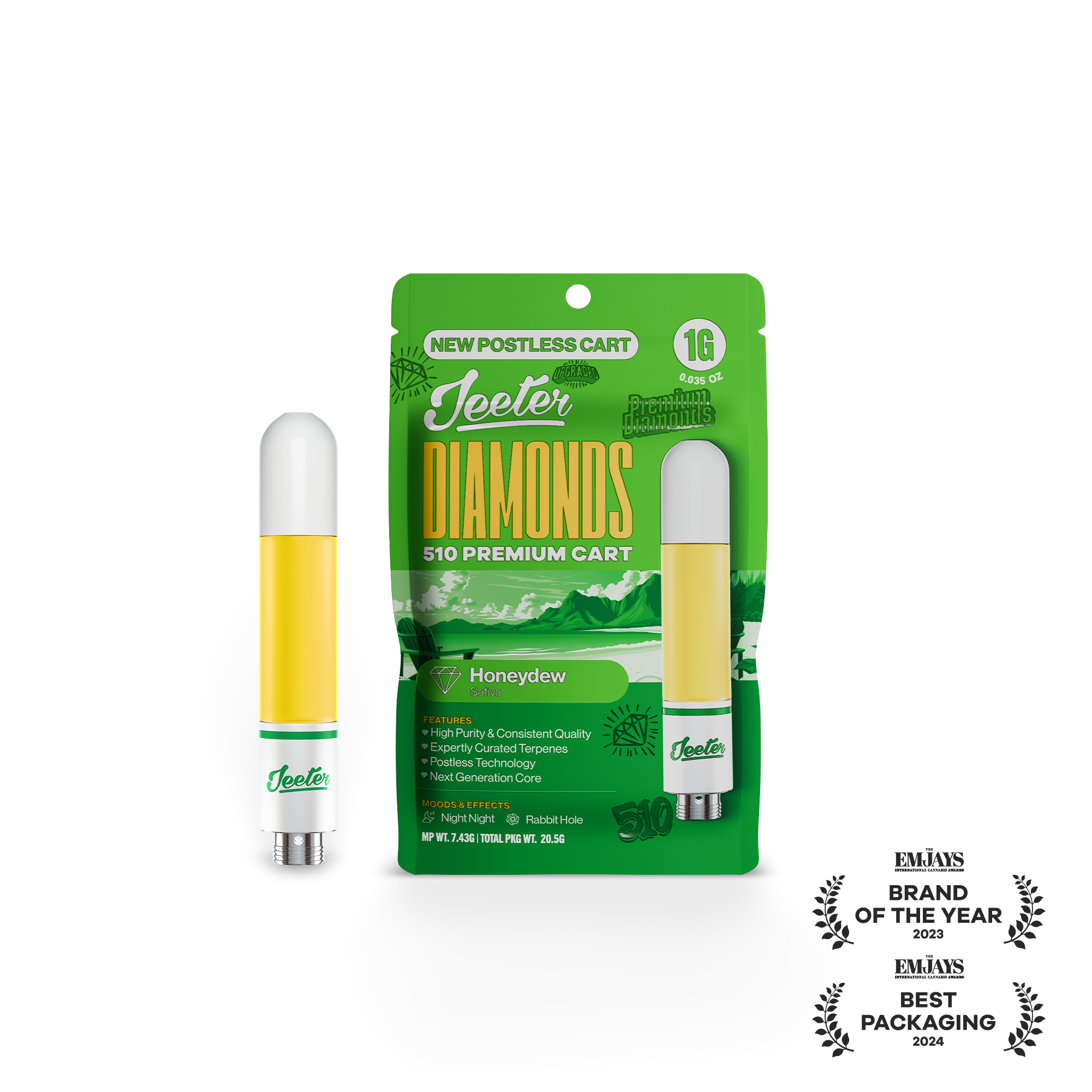 HONEYDEW LIQUID DIAMOND CARTRIDGE - GRAM