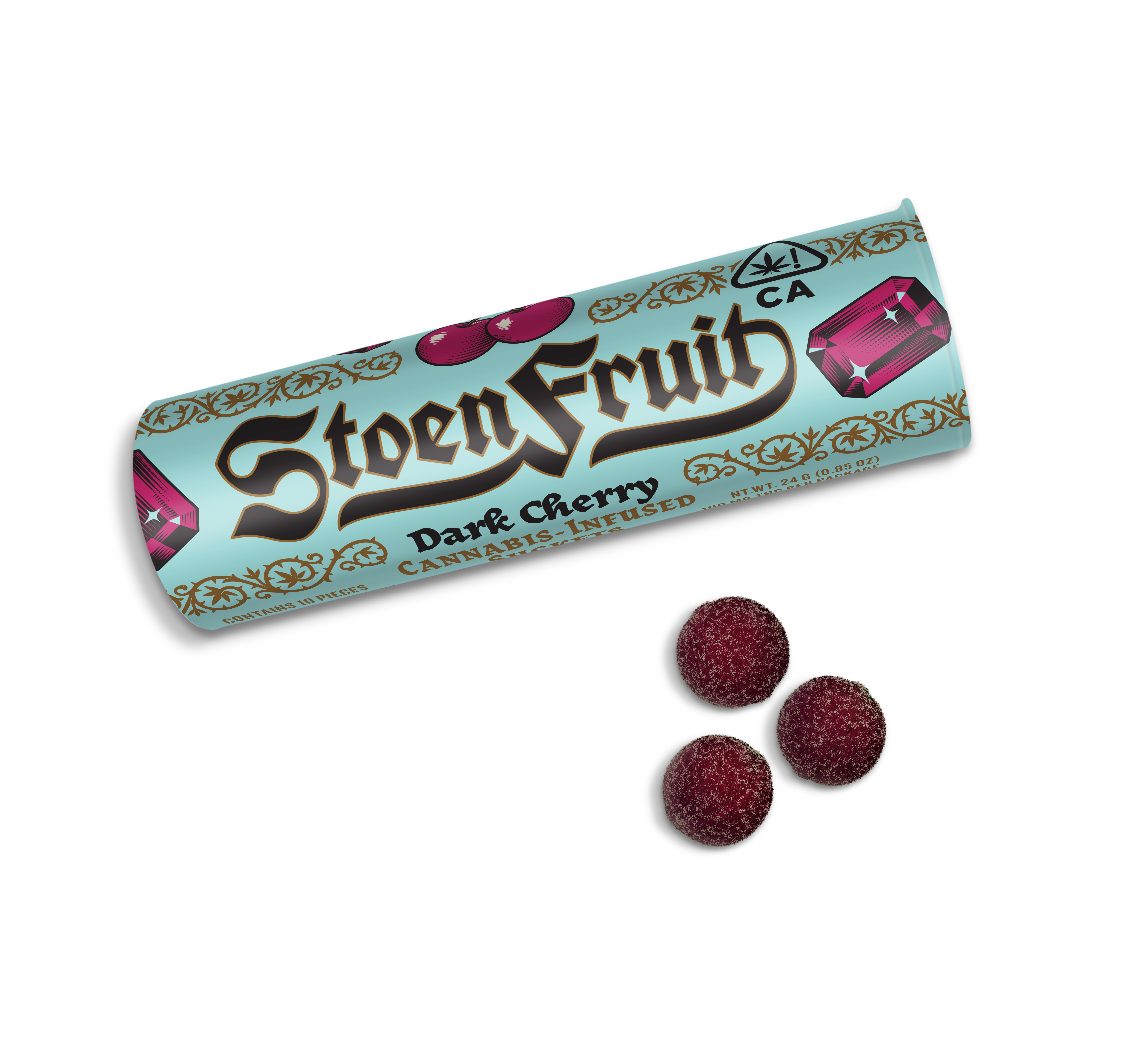 STOEN FRUIT: Dark Cherry Hard Sucket