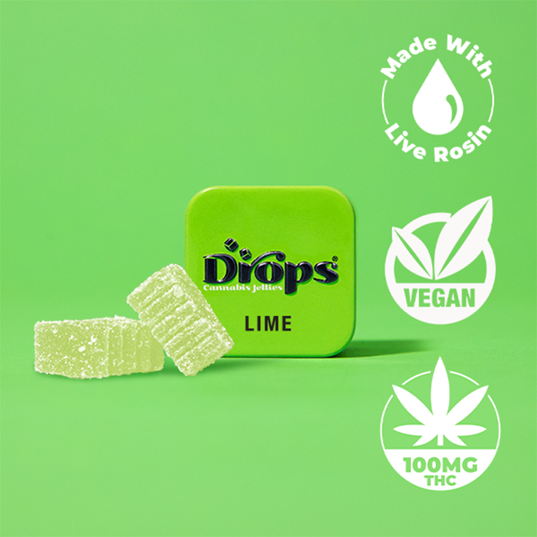 Drops — LIME LIVE ROSIN JELLIES - SINGLE