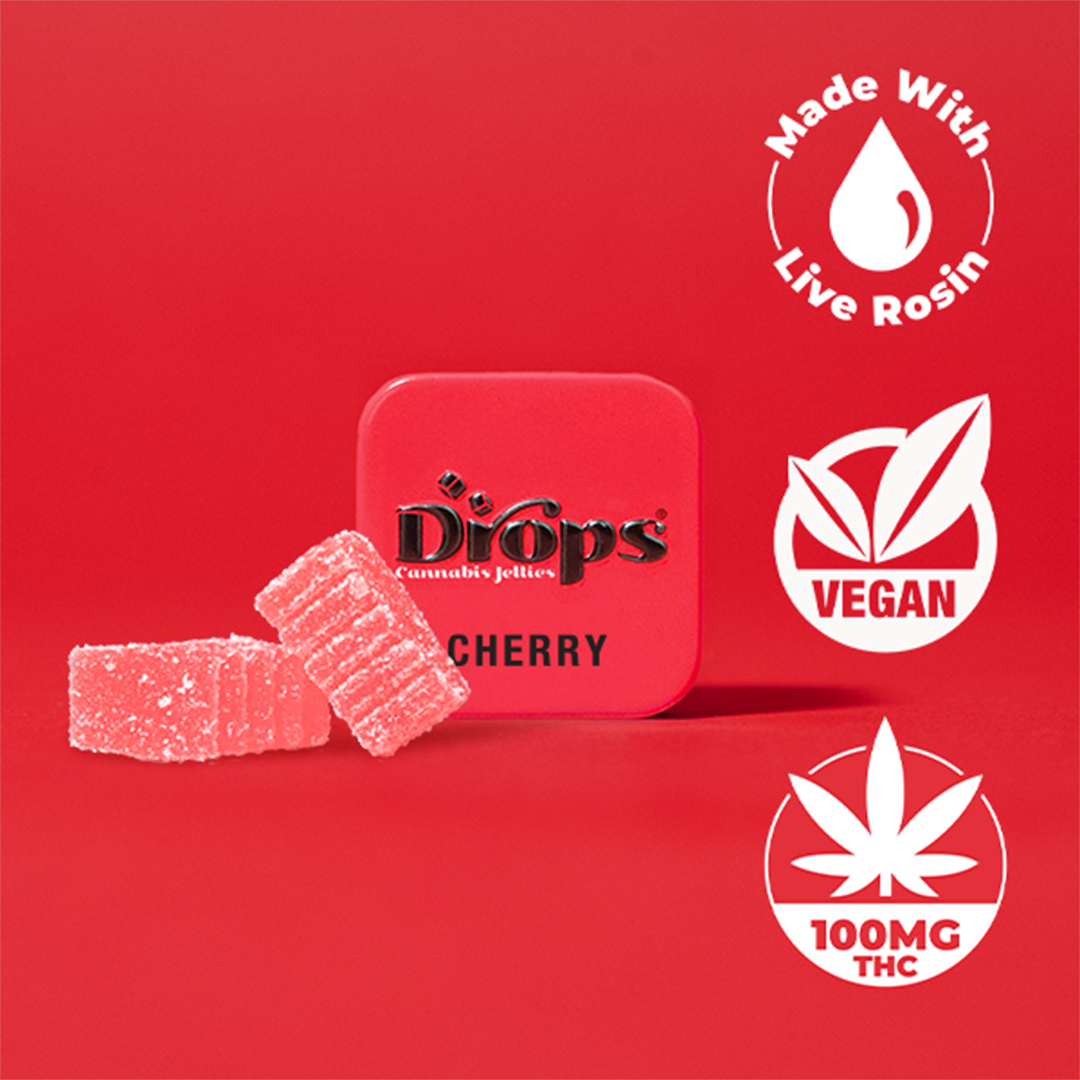 Drops — CHERRY LIVE ROSIN JELLIES - SINGLE