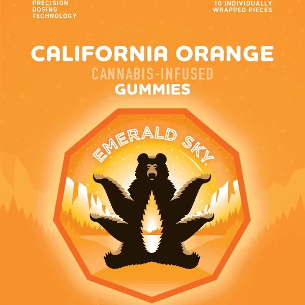 Emerald Sky — CALIFORNIA ORANGE SATIVA GUMMIES - 10 PACK