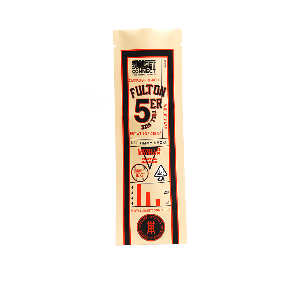 Sunset Connect — WILLIE HAZE FULTON 5ER PREROLL - SINGLE