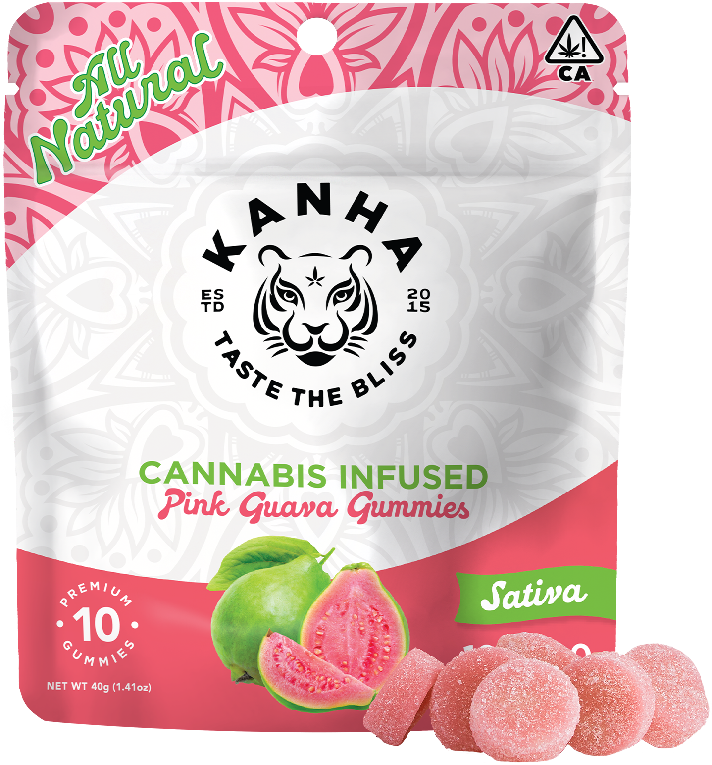 KANHA — PINK GUAVA SATIVA GUMMIES - 10 PACK