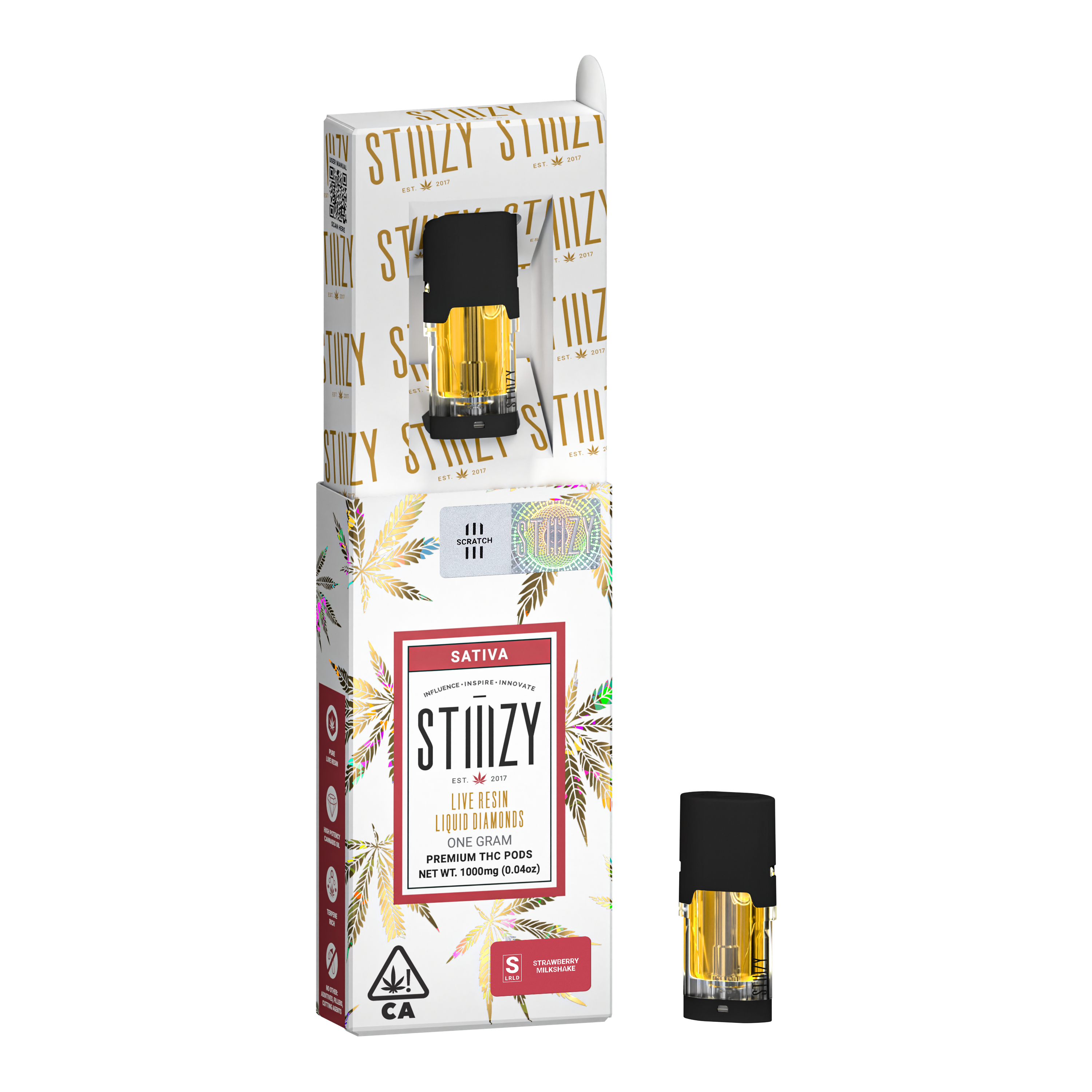 Stiiizy: Strawberry Milkshake Stiiizy - Gram