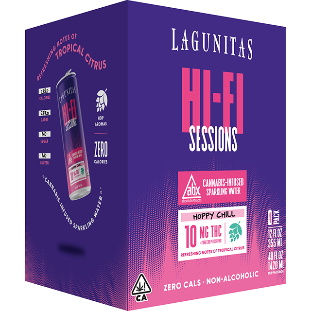 ABSOLUTE XTRACTS - LAGUNITAS HI-FI SESSIONS HOPPY CHILL THC - 4 PACK