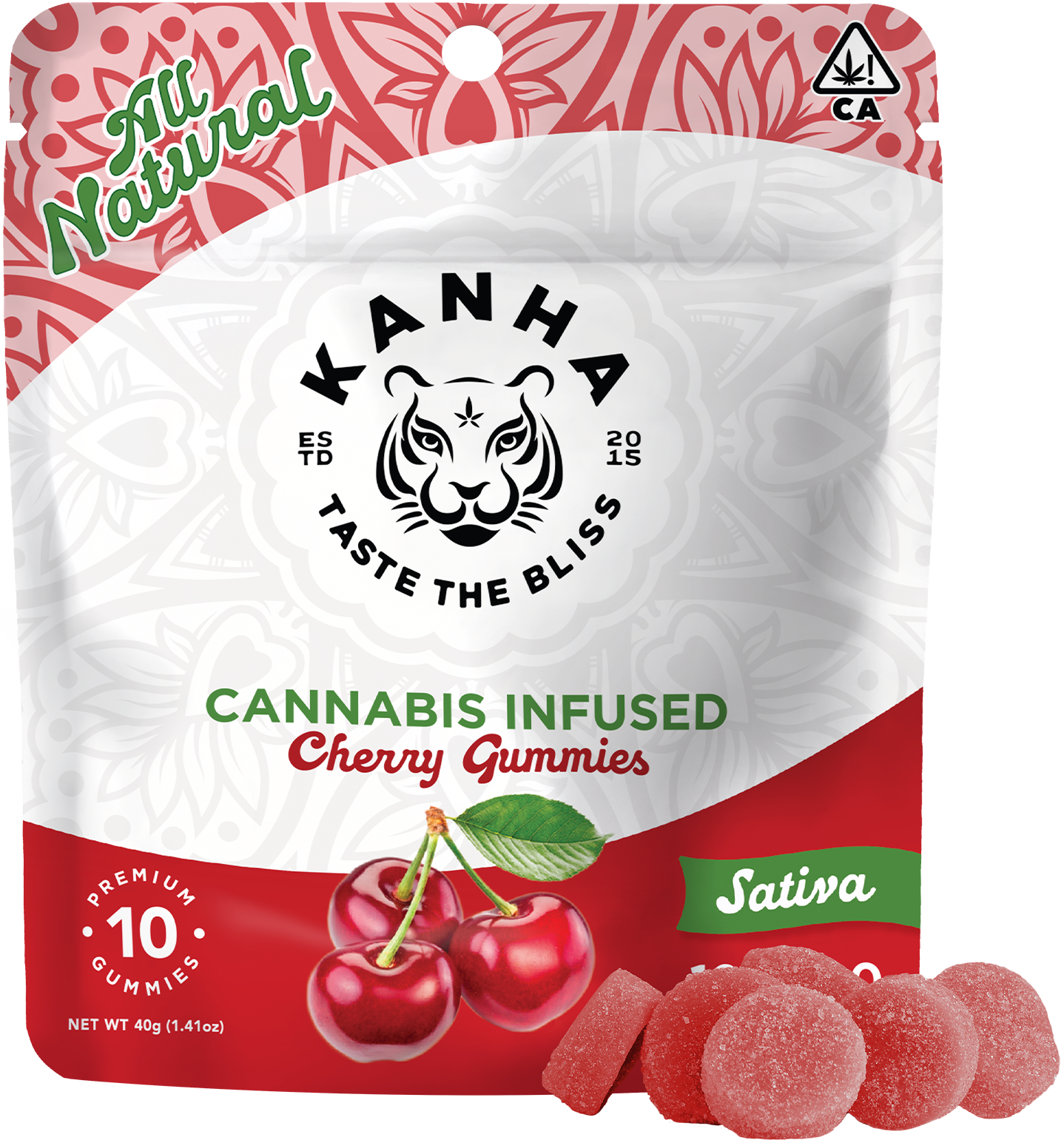 CHERRY SATIVA GUMMIES - 10 PACK