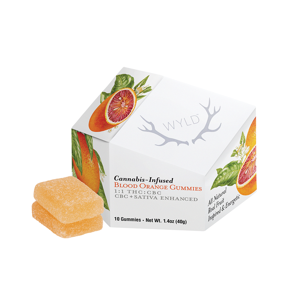 Wyld — BLOOD ORANGE 1:1 THC:CBC GUMMIES - 10 PACK