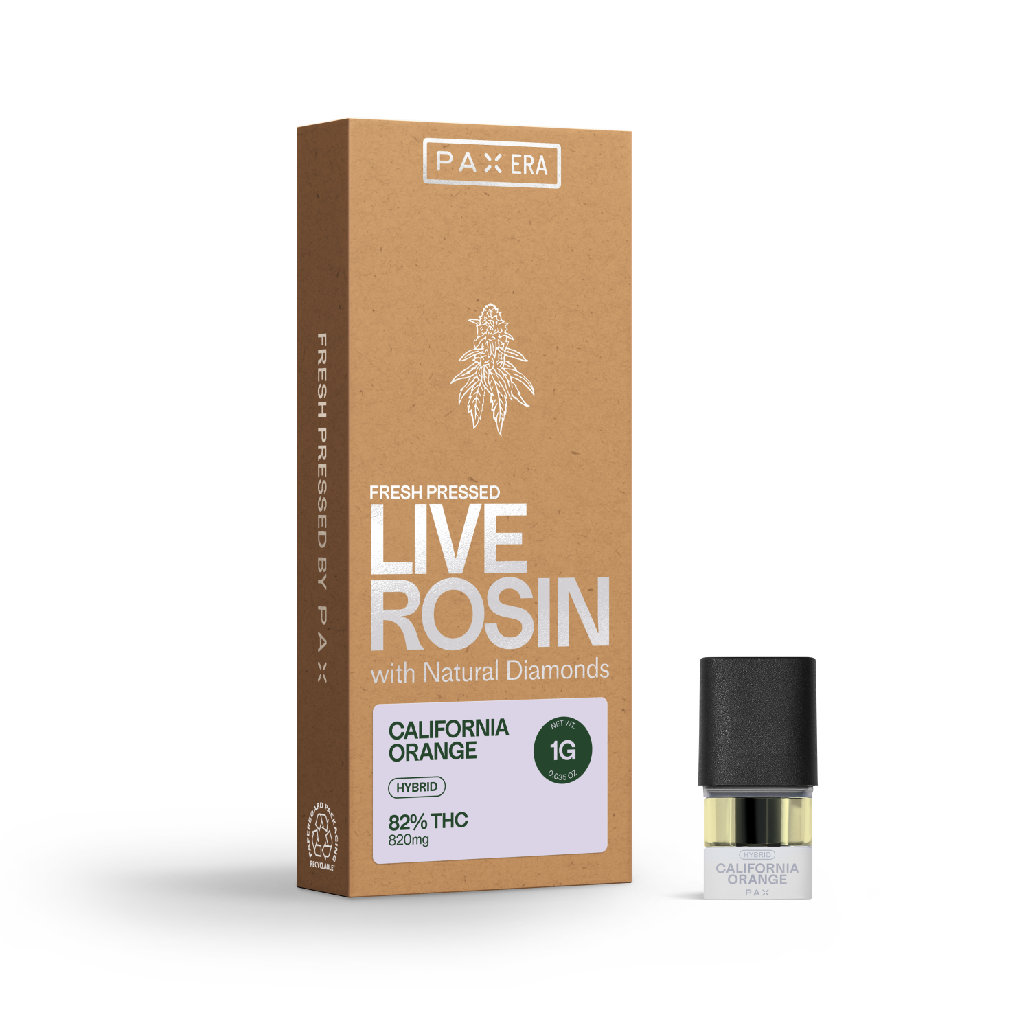 PAX: CALIFORNIA ORANGE LIVE ROSIN PAX ERA POD - GRAM