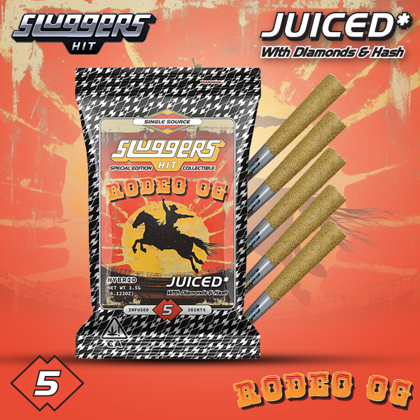 RODEO OG DIAMOND & HASH INFUSED PREROLL - 5 PACK