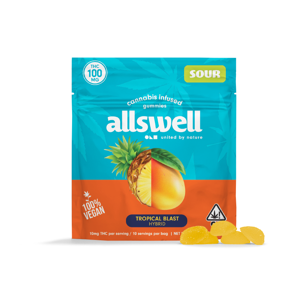 Allswell — TROPICAL BLAST SOUR GUMMIES - 10 PACK