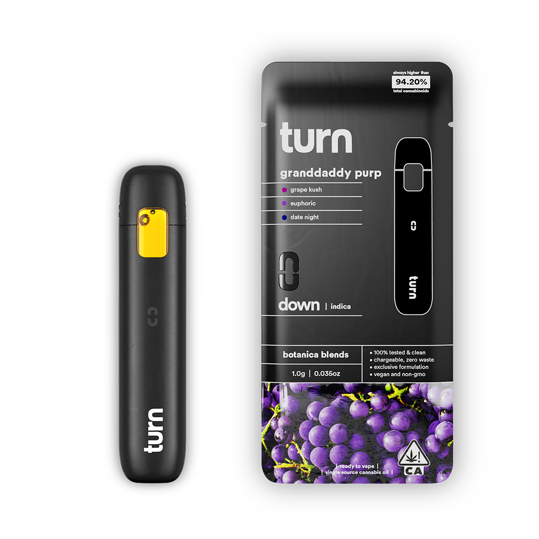 turn: GRANDDADDY PURPLE ALL-IN-ONE - GRAM