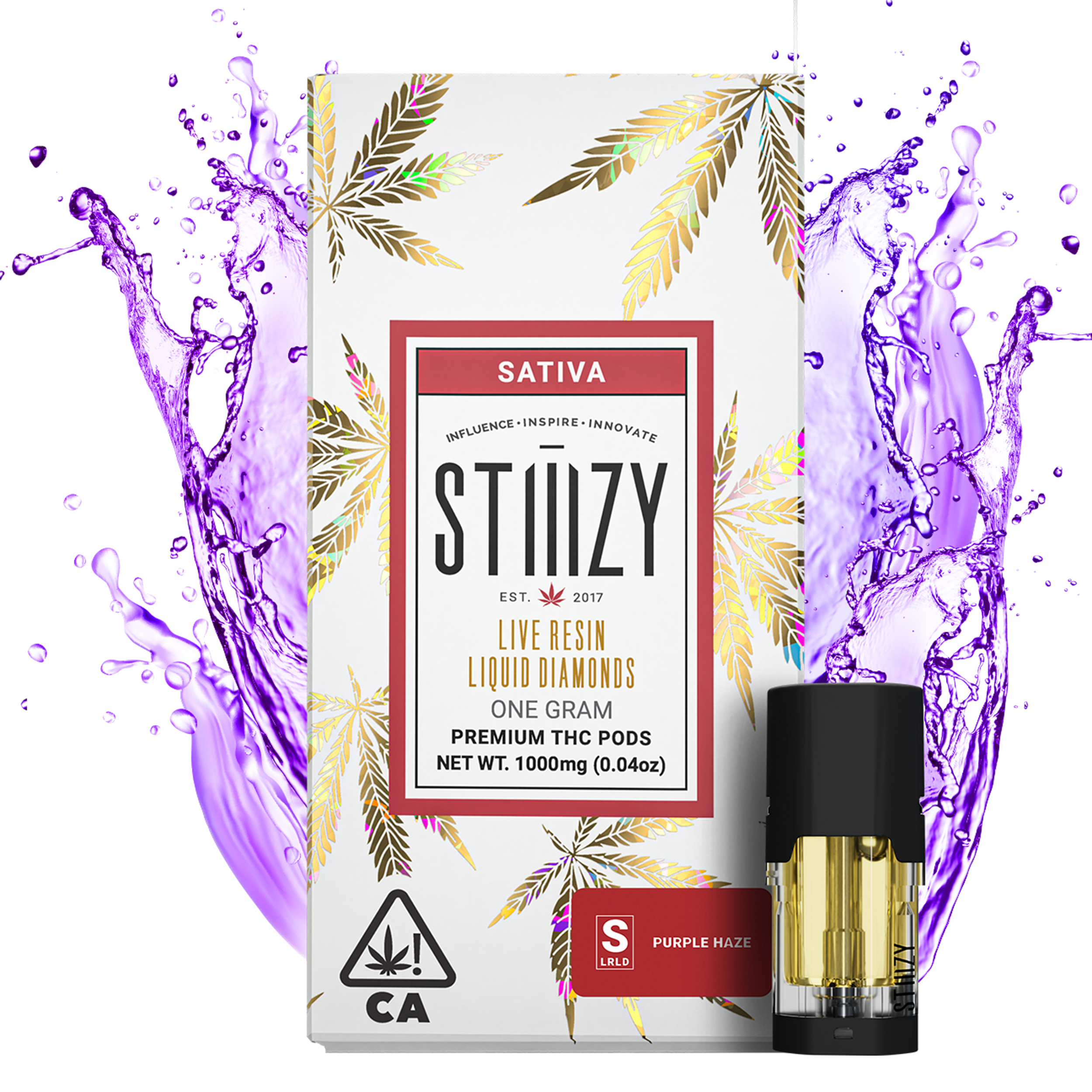 PURPLE HAZE LIQUID DIAMOND STIIIZY POD - GRAM