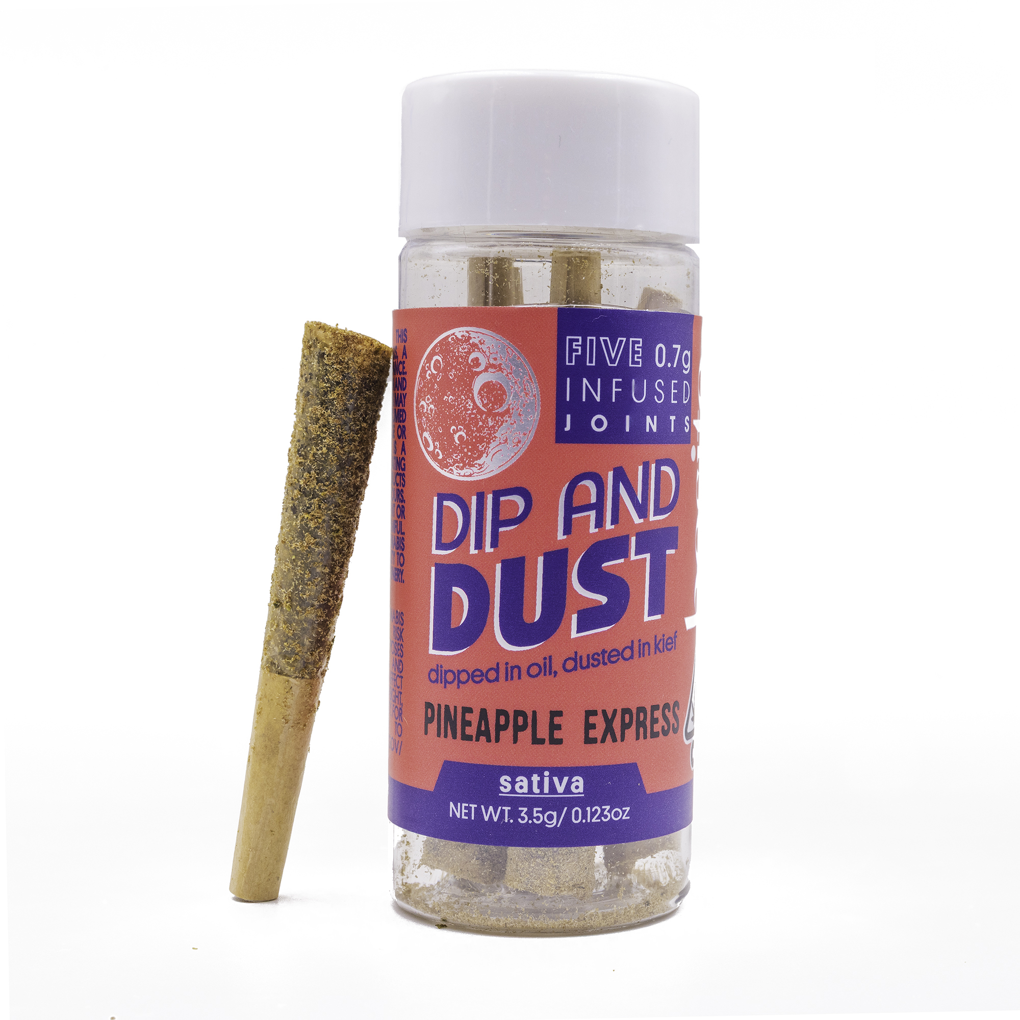 BESITO — PINEAPPLE EXPRESS DIP & DUST ENHANCED KIEF PREROLL - 5 PACK