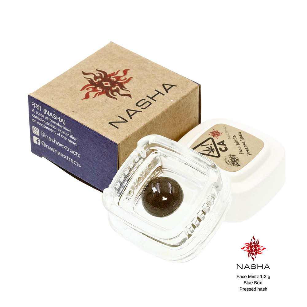 FACE MINTZ BLUE PRESSED HASH - 1.2 GRAMS