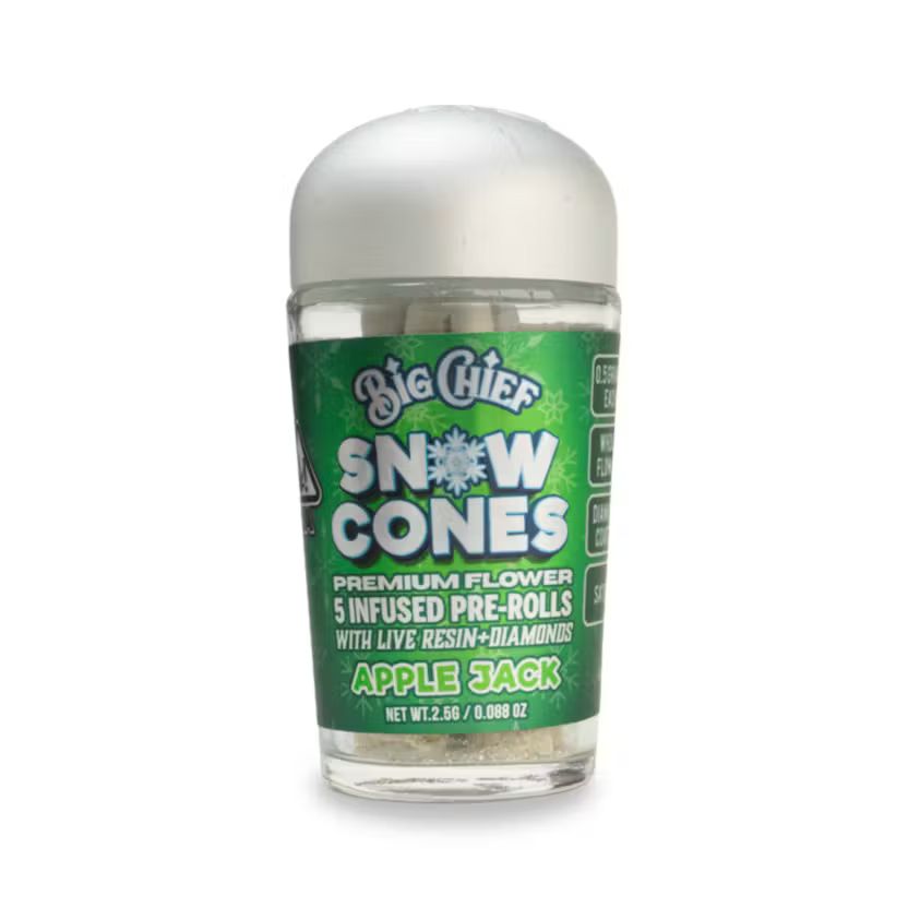 APPLE JACK SNOW CONES INFUSED PREROLL - 5 PACK
