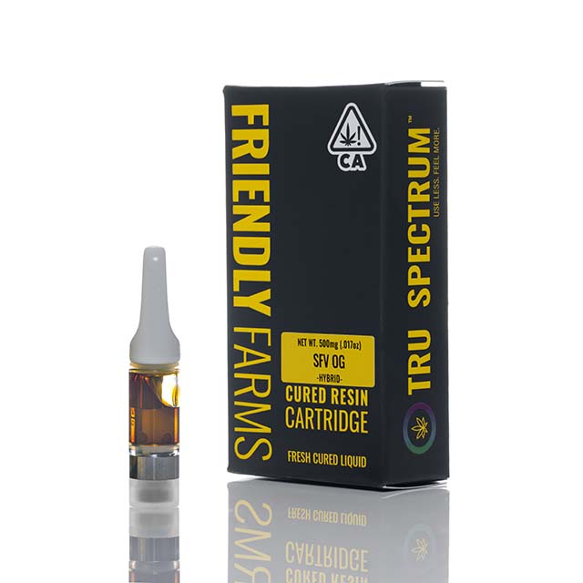 SFV OG CURED RESIN CARTRIDGE - HALF GRAM