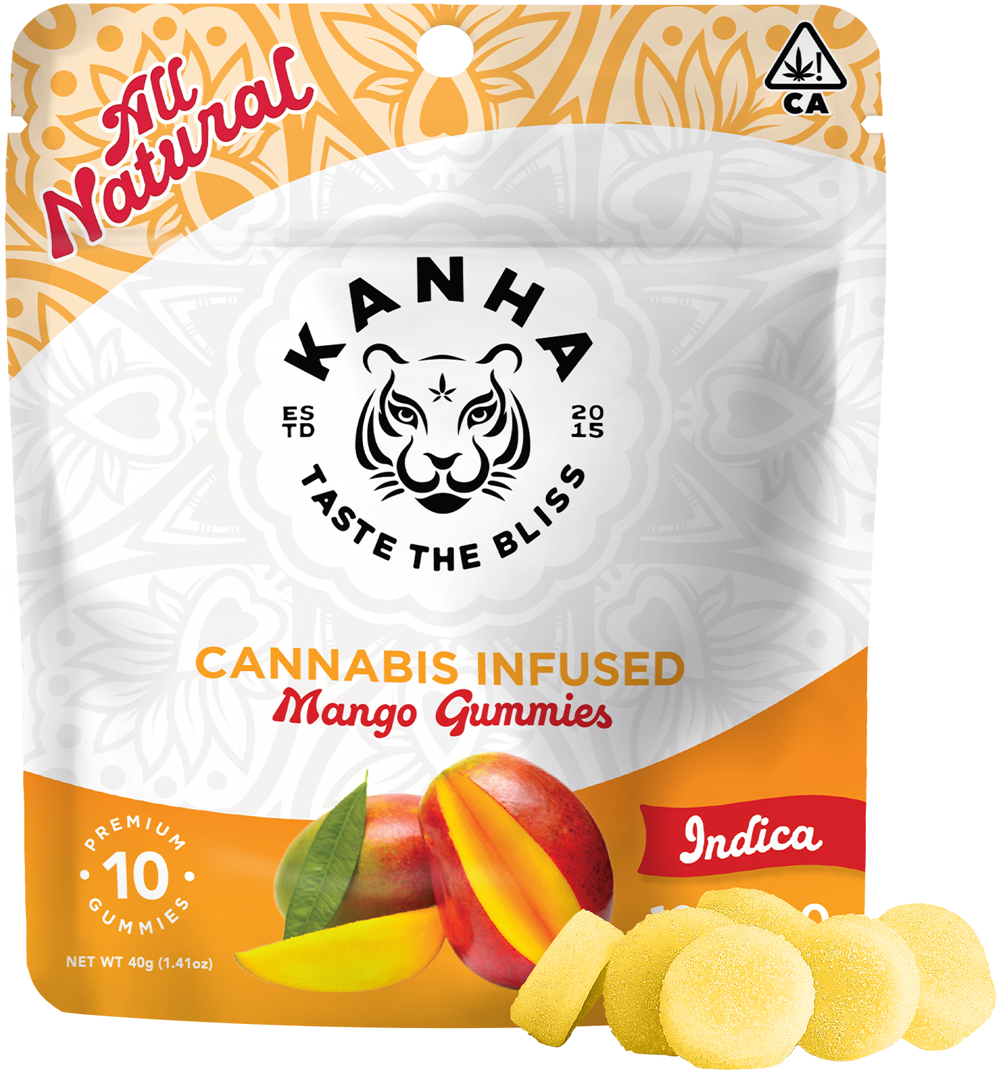KANHA - MANGO INDICA GUMMIES - 10 PACK