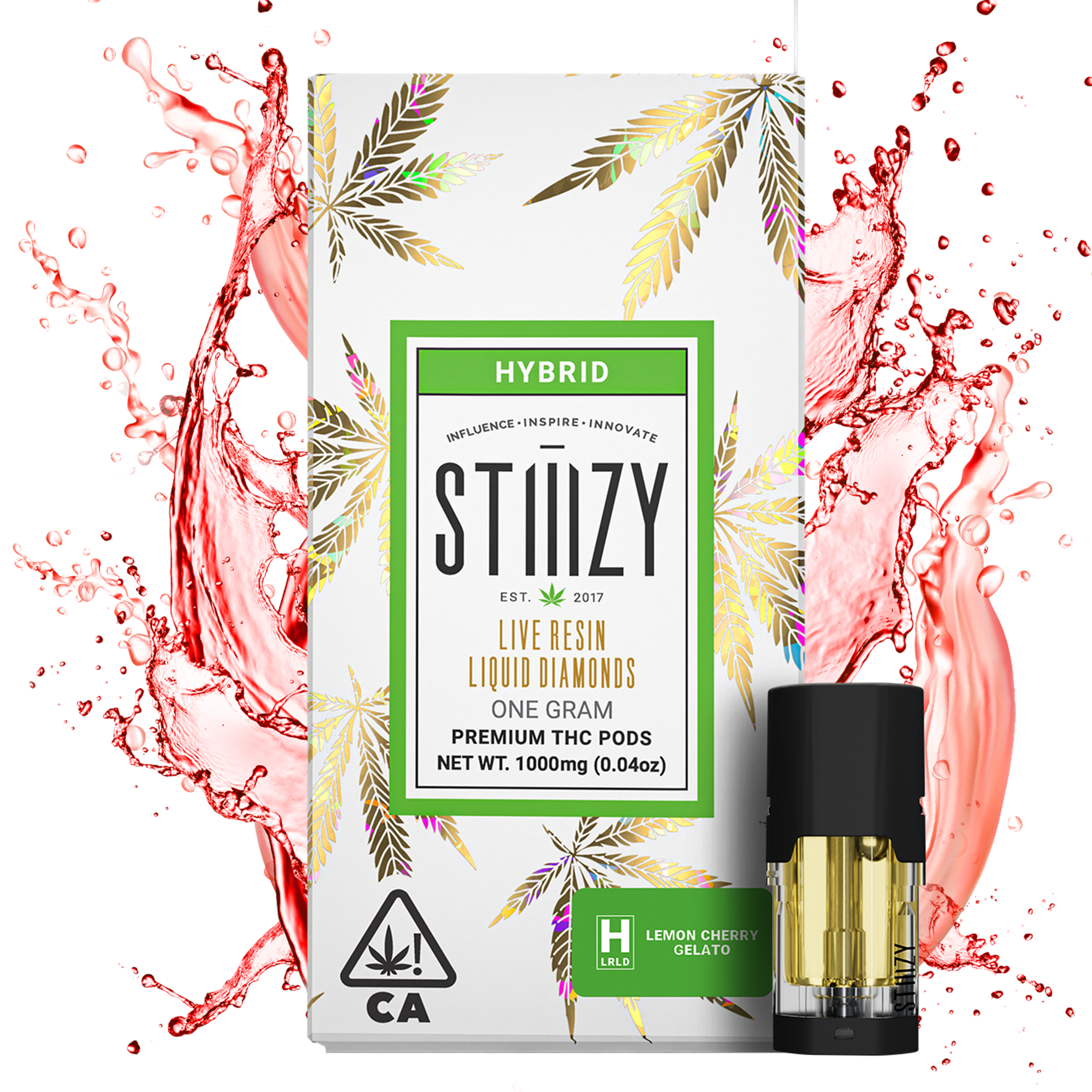 LEMON CHERRY GELATO LIQUID DIAMOND STIIIZY POD - GRAM