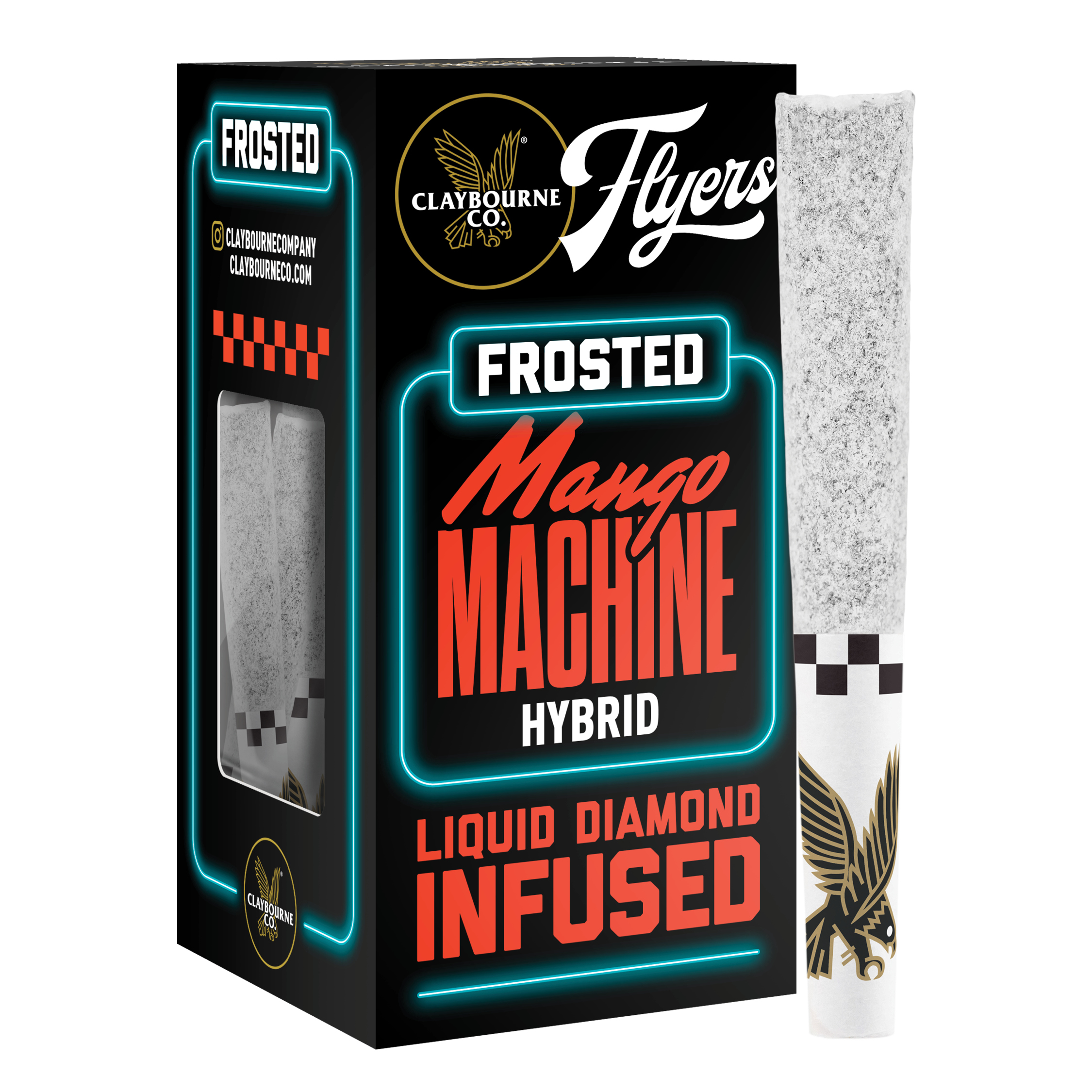 Claybourne Co.: MANGO MACHINE FROSTED FLYERS PREROLL - 5 PACK