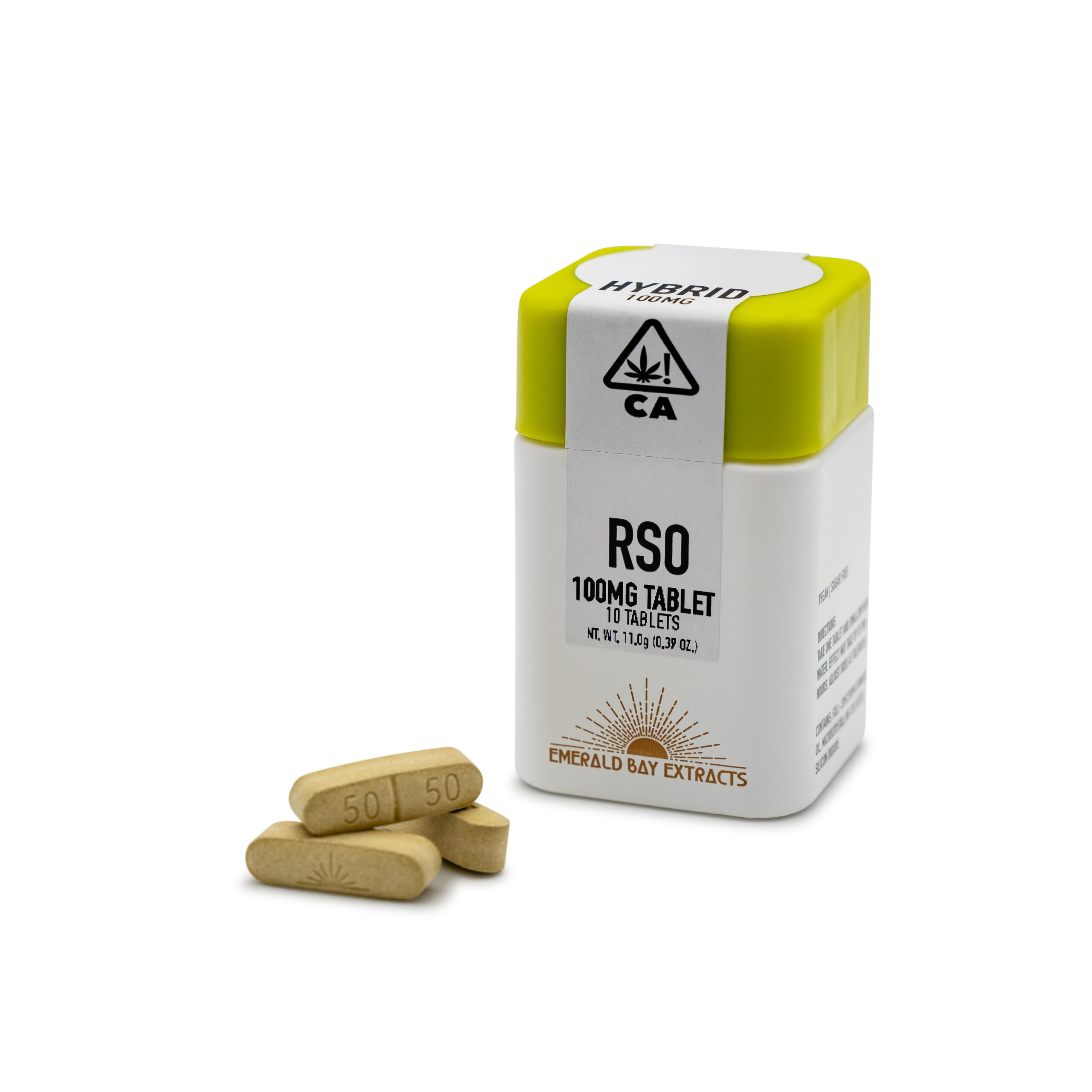 100MG HYBRID SOUR CHERRY RSO TABLETS - 10 PACK