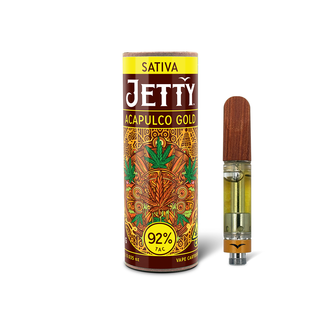 Jetty Extracts — ACAPULCO GOLD HIGH THC CARTRIDGE - GRAM