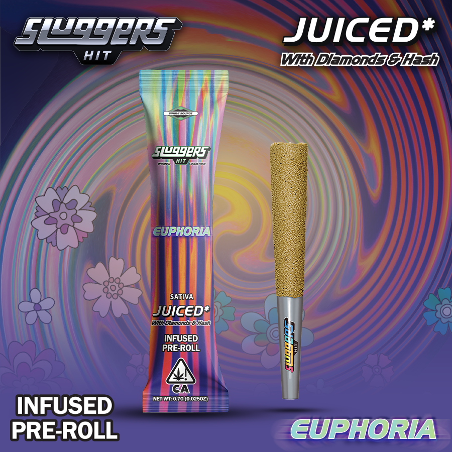 Sluggers — EUPHORIA DIAMOND & HASH INFUSED PREROLL - SINGLE