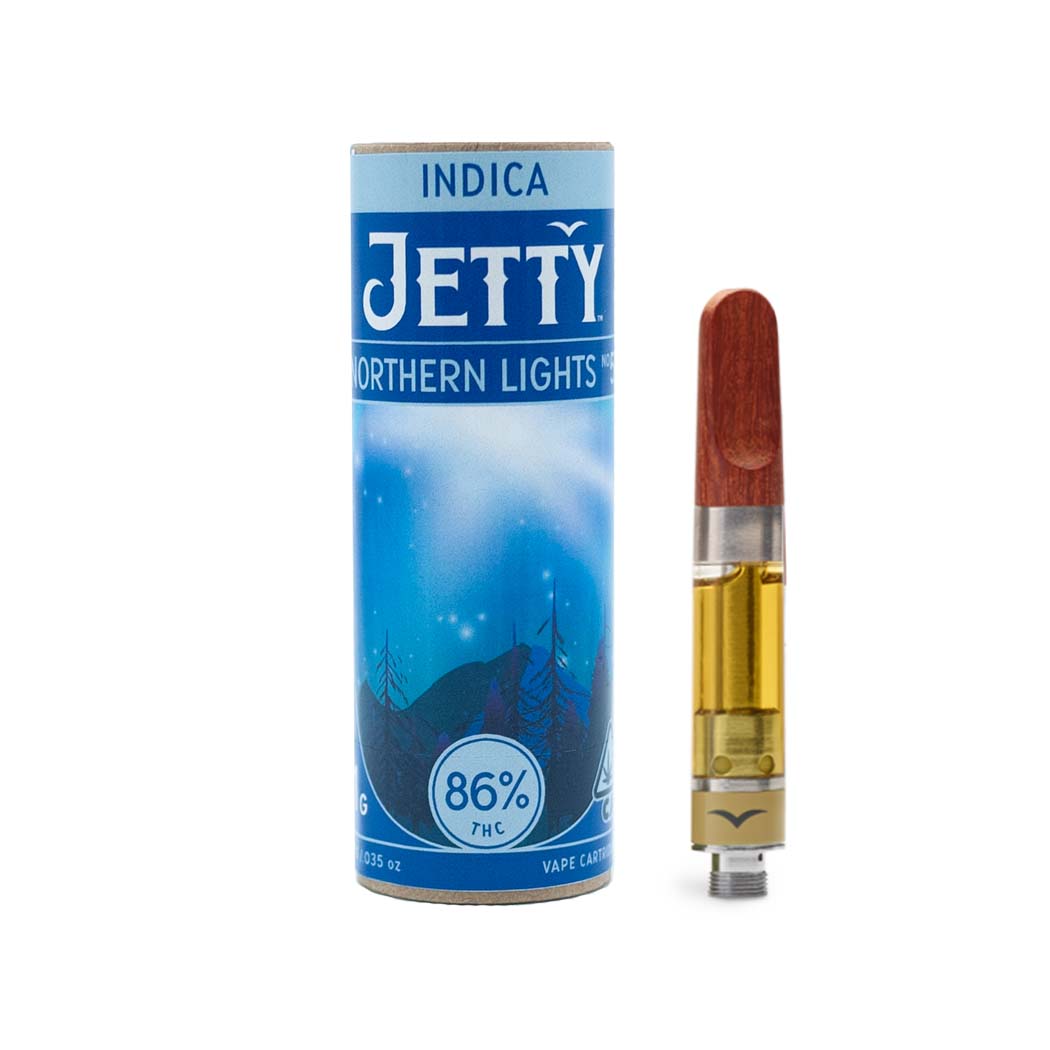 Jetty Extracts — NORTHERN LIGHTS #5 HIGH THC CARTRIDGE - GRAM