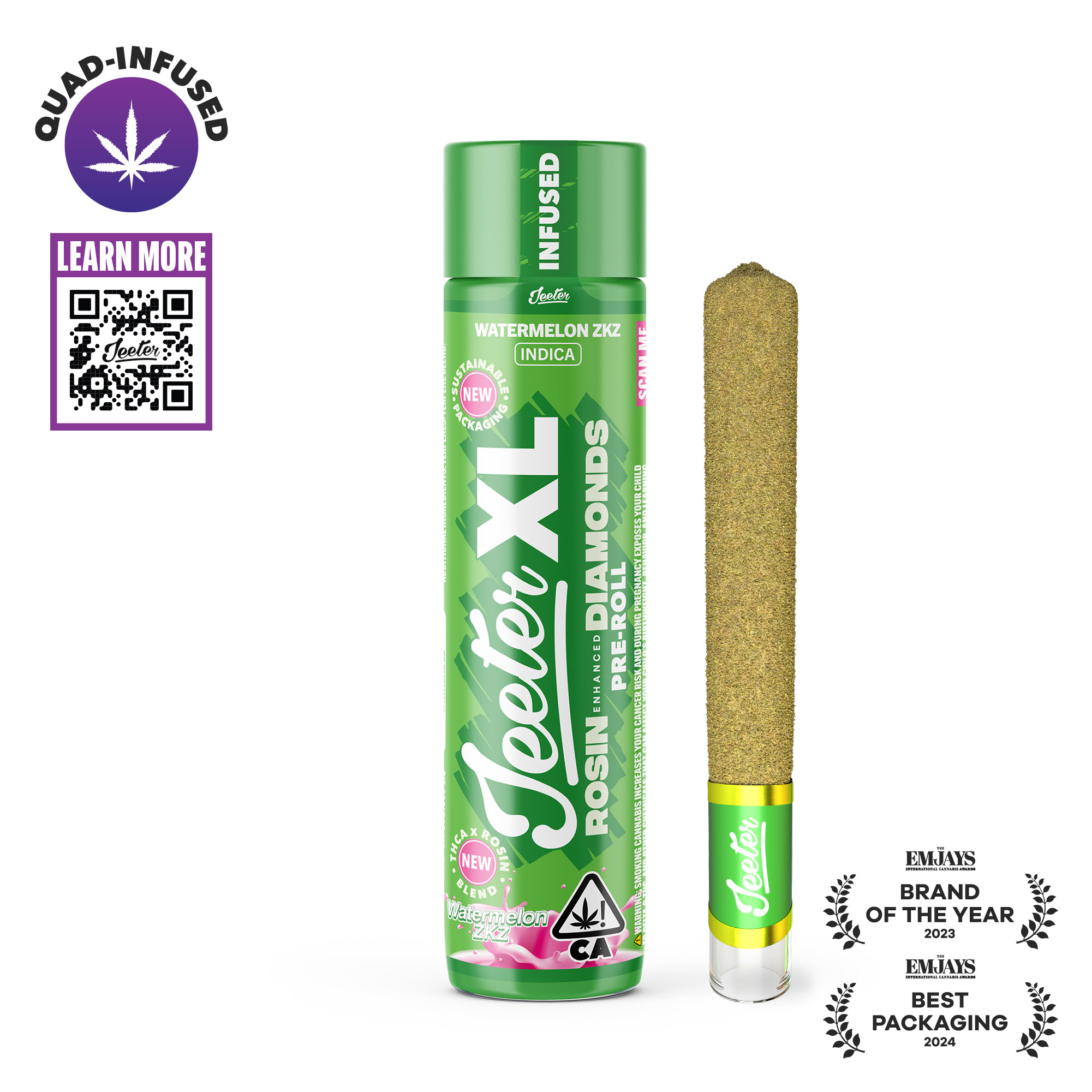 Jeeter: Watermelon Zkz Enhanced Xl