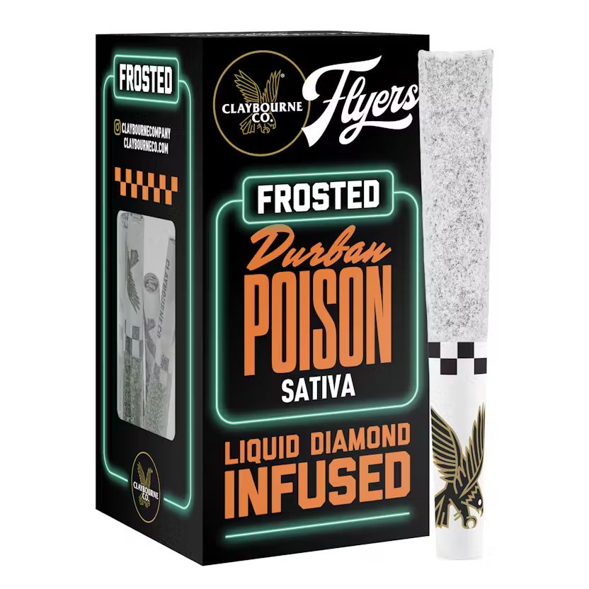 Claybourne Co.: DURBAN POISON FROSTED FLYERS - 5 PACK
