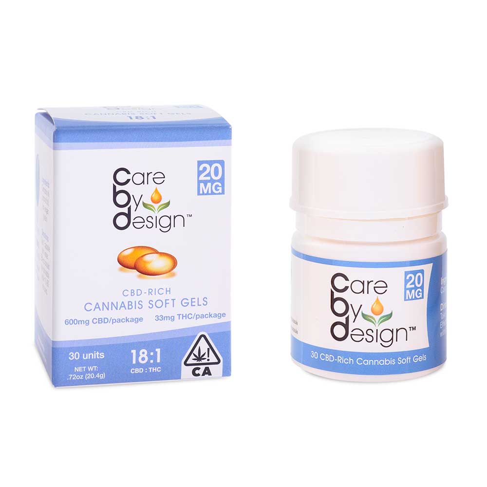 18:1 CBD SOFT GELS 20MG - 30 PACK