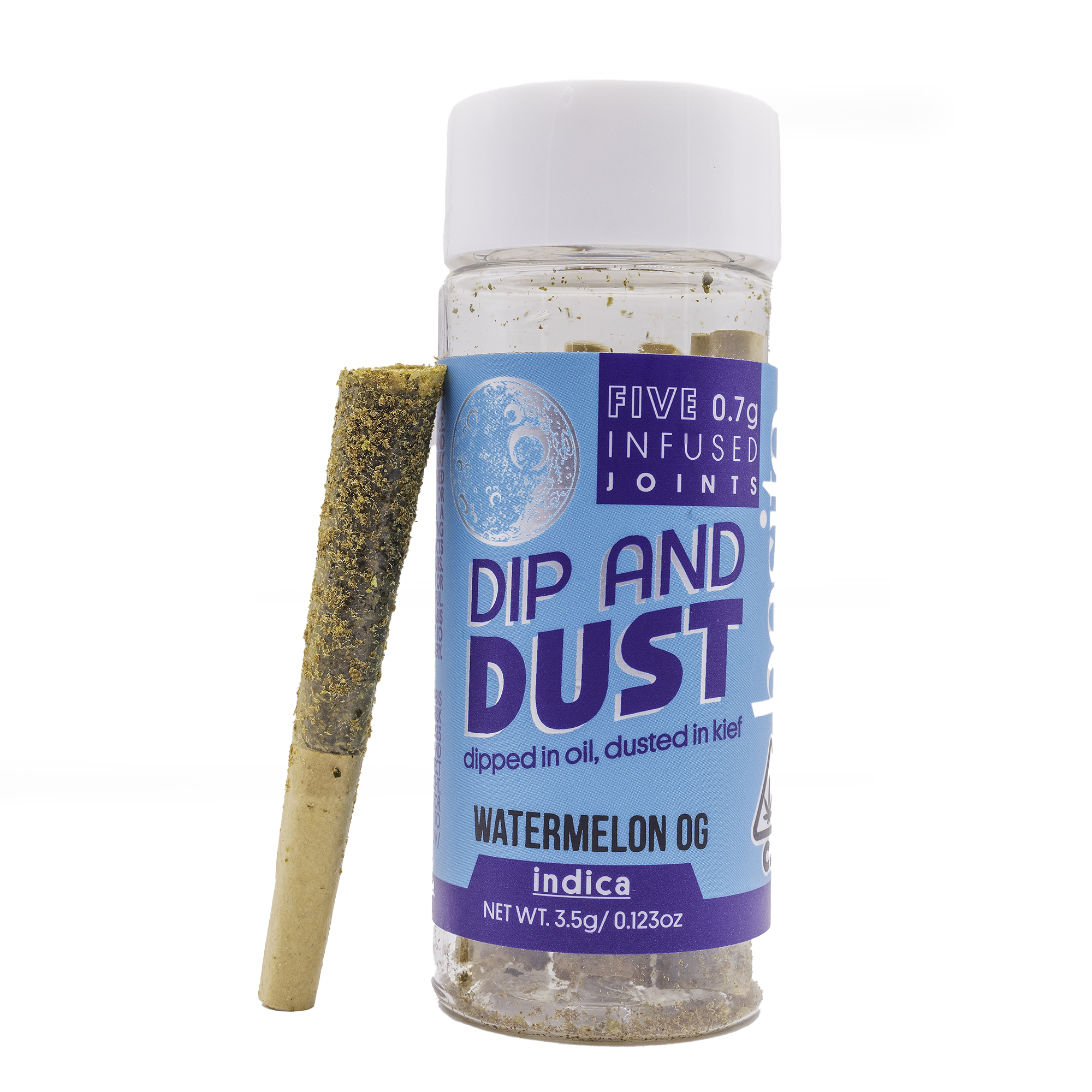 BESITO — WATERMELON OG DIP & DUST ENHANCED KIEF PREROLL - 5 PACK
