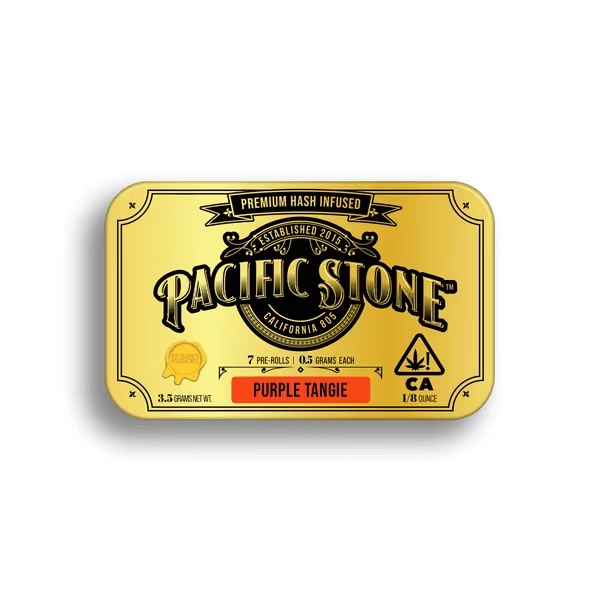 Pacific Stone: PURPLE TANGIE HASH INFUSED PREROLL - 7 PACK