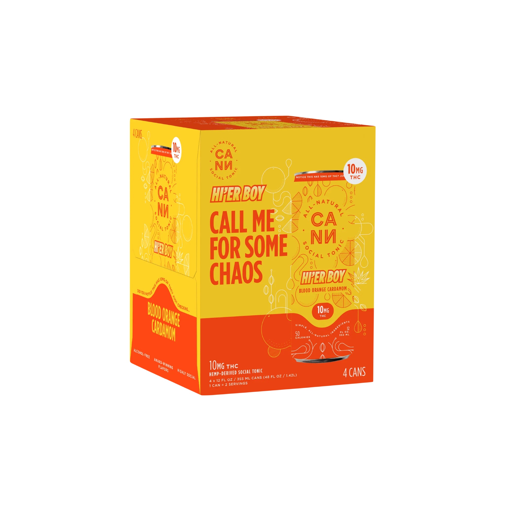 BLOOD ORANGE CARDAMOM HI'ER BOY - 4 PACK