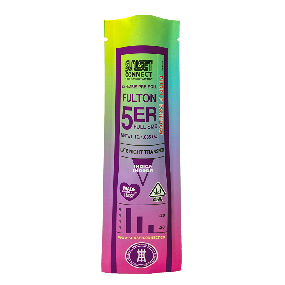 Sunset Connect — PURPLE RAINBOW FULTON 5ER PREROLL - SINGLE