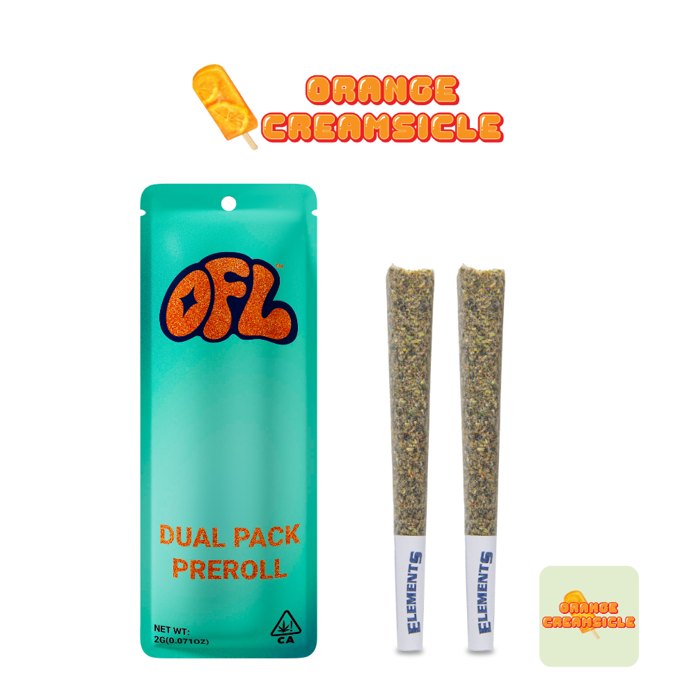 ORANGE CREAMSICLE PREROLL - 2 PACK