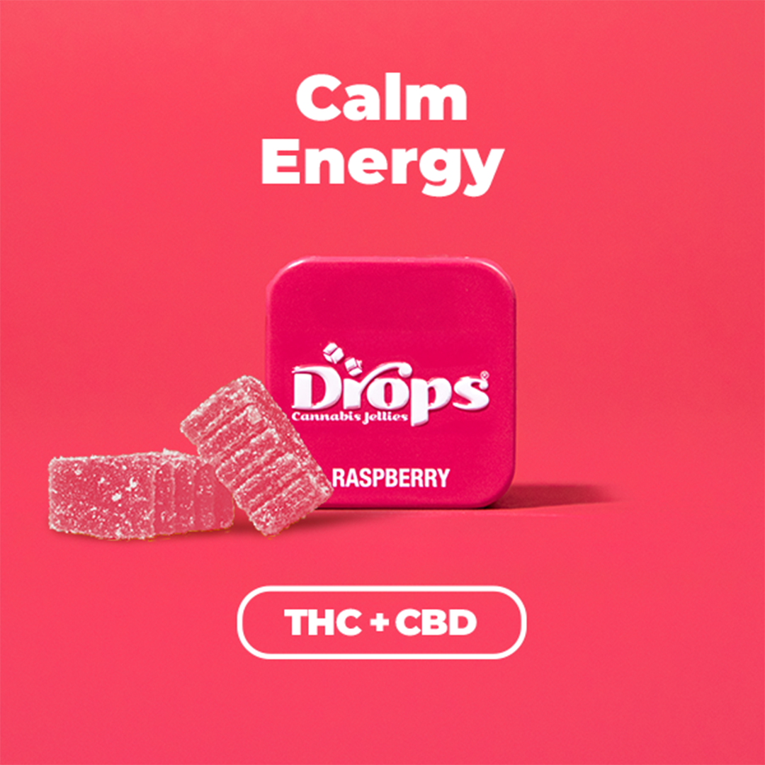 Drops — RASPBERRY THC:CBD LIVE ROSIN JELLIES - SINGLE