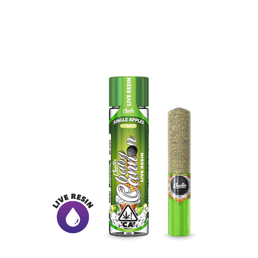 JUNGLE APPLES INFUSED BABY CANNON - 1.3 GRAMS