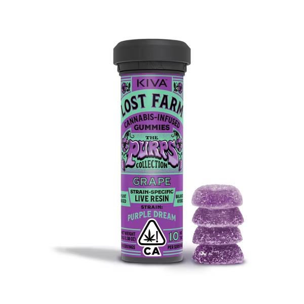 GRAPE LIVE RESIN INFUSED GUMMIES - 10 PACK