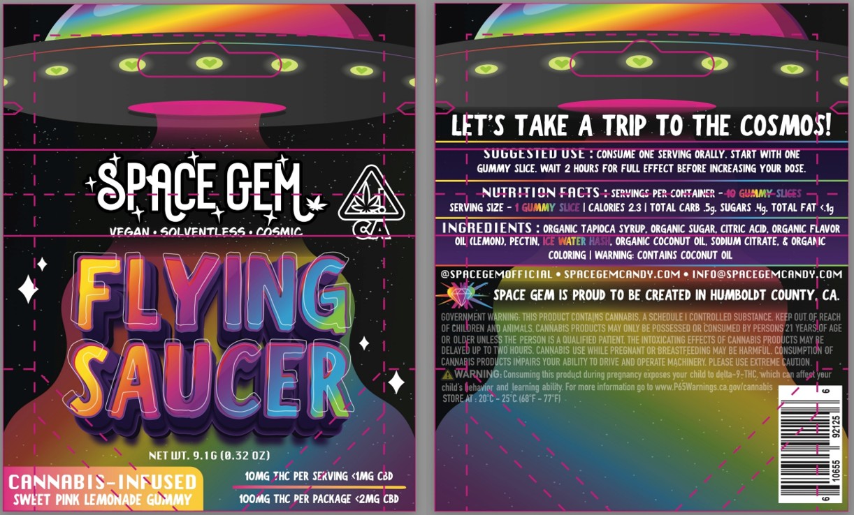 Space Gem — Sweet Pink Lemonade Flying Saucer - Single