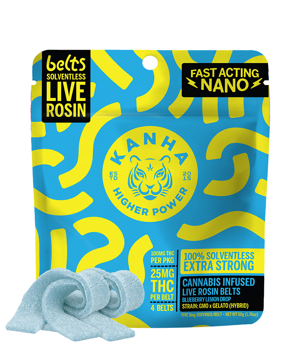 KANHA — BLUEBERRY LEMON DROP SOLVENTLESS LIVE ROSIN BELTS